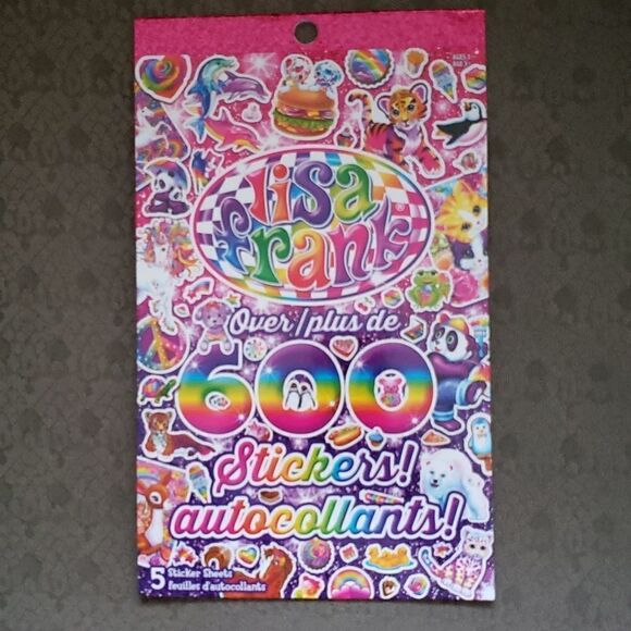 Lisa Frank 600 Stickers - Picture 1 of 7